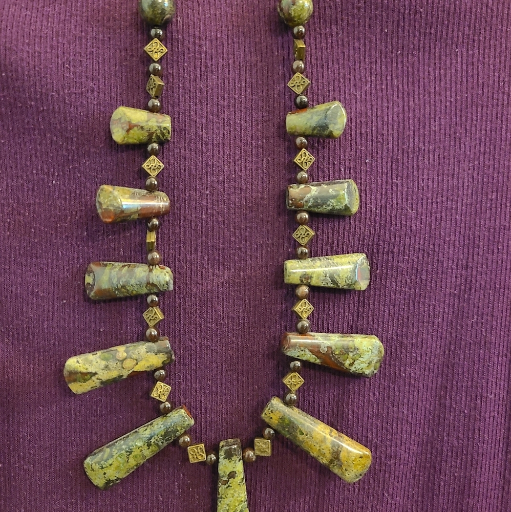 Beautiful stone necklace